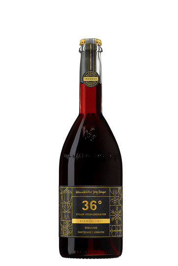 Jörg Geiger 36 Grad, Grenache, Zwetschge, Kräuter, alkoholfreier Rotwein, trocken, 0,75 l - Bild 1