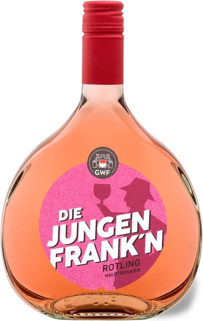 Winzergemeinschaft Franken eG Die Jungen Frank'n Rotling QbA halbtrocken 2025 Roséwein 0,75 l - Bild 1