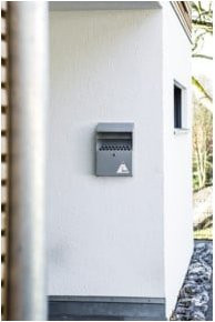 Durable Wandascher aus Metall in Silber und Grau - Bild 1