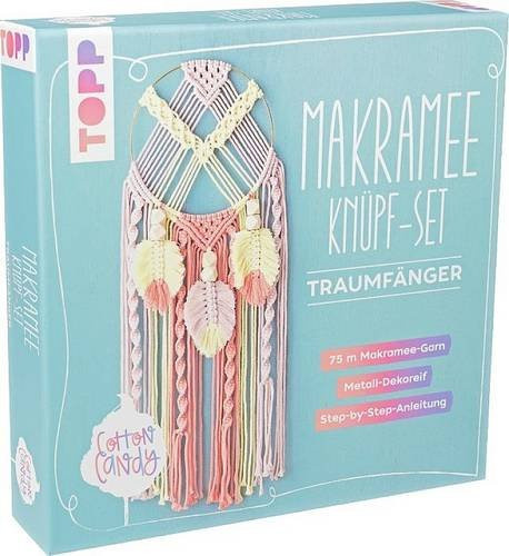 Makramee-Set Traumfänger aus Baumwolle - Bild 1