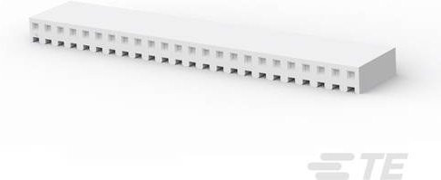 TE Connectivity Buchsengehäuse-Kabel 2-640251-4 aus Kunststoff in Weiß - Bild 1
