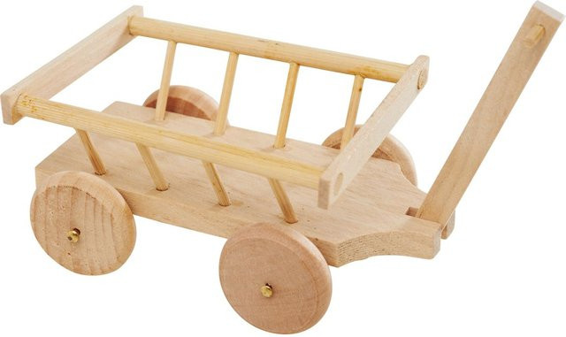 VBS Holz-Leiterwagen Beige - Bild 1