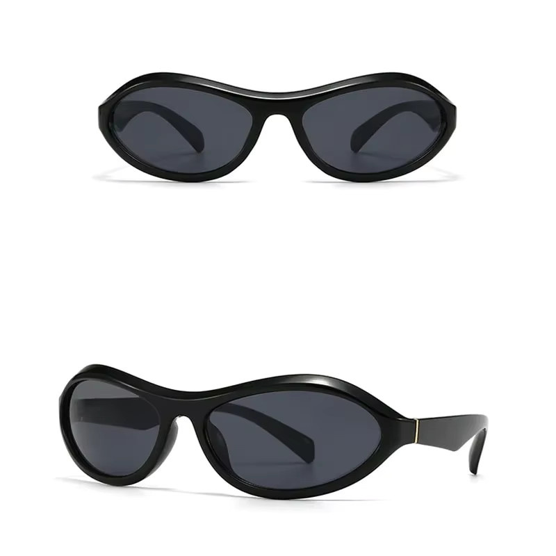 TOYEARN Wrap Sonnenbrille, Vollrand, Kunststoff, Schwarz, Unisex - Bild 3