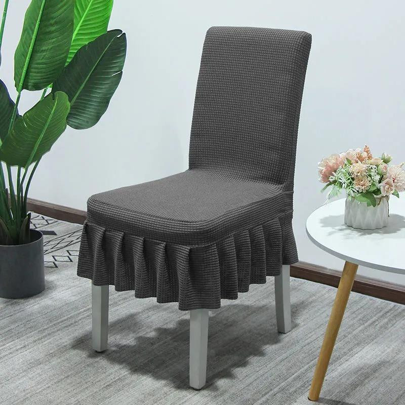Hochwertiger Spandex-Stretch-Stuhlbezug für Esszimmer und Küche in Weiß - Bild 2