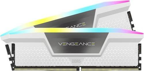Corsair Vengeance RGB DDR5 RAM Kit 32GB 2 x 16GB 5200 MHz CL40 DIMM 288-Pin Weiß - Bild 2