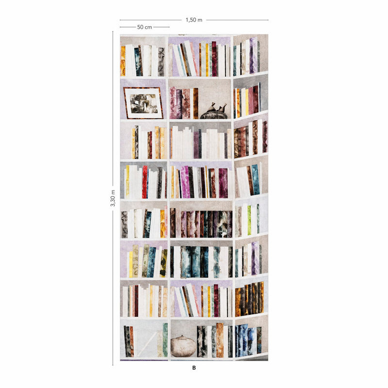 Isidore Leroy Fototapete Bibliothèques Modernes Wandbild Multicolour Non-Woven - Bild 2