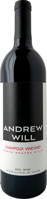 Andrew Will Rotwein Champoux Red 2019, Washington, 0,75 l - Bild 1
