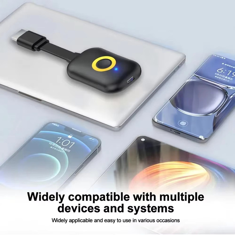 kebidumei 4K UHD WiFi HDMI Mirroring Adapter für iOS Android PC und TV in Schwarz - Bild 4