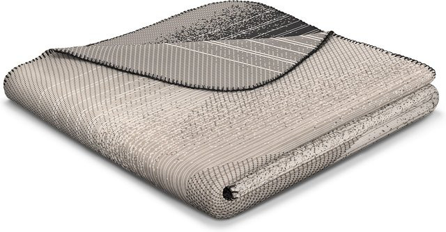 Biederlack Wohndecke New Look in Beige mit modernem geometrischem Design - Bild 1