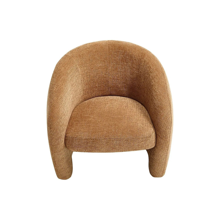 Vente-unique Sessel Romicou mit gerader Rückenlehne und Armlehnen in Camel - Bild 2