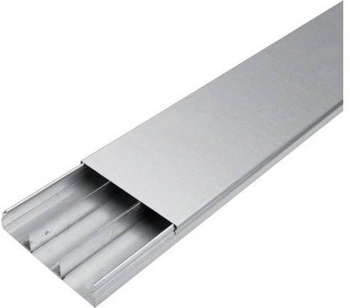 Hager Elektro-Sockelleistensystem UK190383 in Silber, Länge: 200 cm - Bild 1
