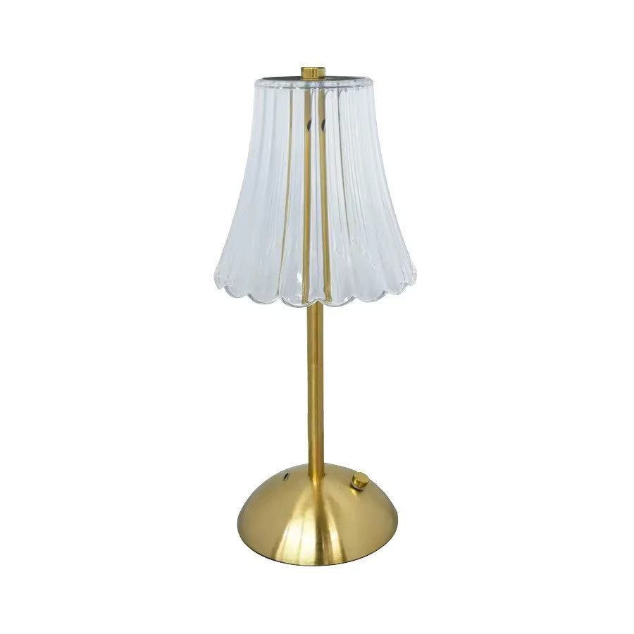 GGBEE Kristall LED Tischlampe mit Touch Sensor und integrierter LED, dimmbare wiederaufladbare Desktop Nachtlicht-Leselampe für Schlafzimmer und Dekoration - Bild 5