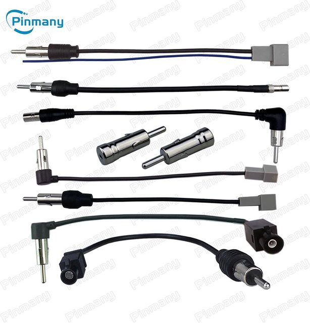 pinmany Auto-Audioantennenadapter FM-AM-Radioantennen-Verlängerungskabel für Android-Headunit in Schwarz - Bild 1