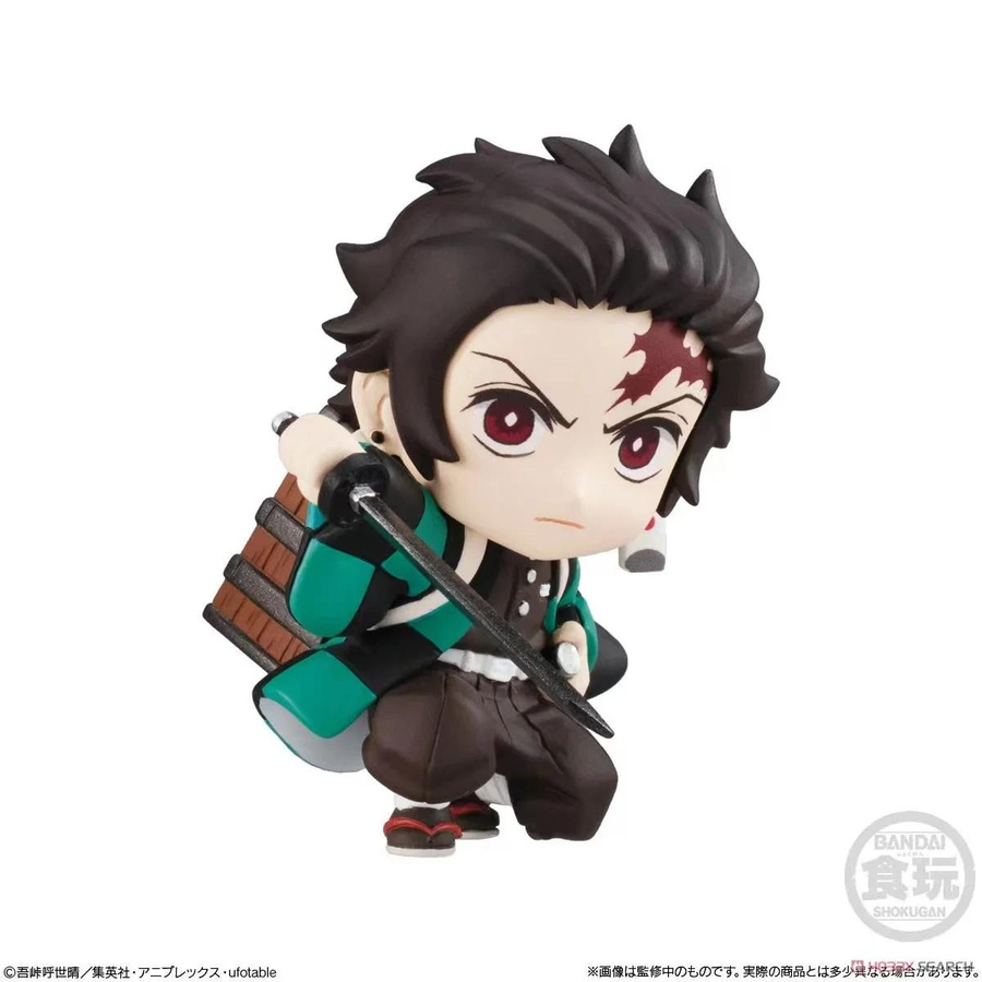 Yiran toy 1 Demon Slayer Actionfigur Kamado Tanjirou Kamado Nezuko Uzui Tengen 5cm - Bild 2