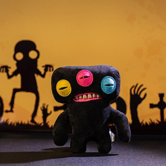 Yiran toy Großzahn Lustiges Hässliches Monster Plüschtier, 20cm, ab 14 Jahre - Bild 1