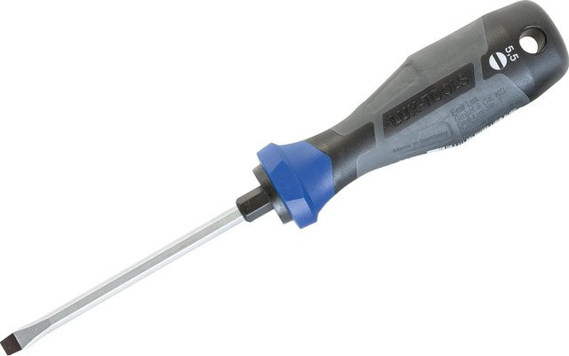 LUX-TOOLS Professional Schlitzschraubendreher SL 5,5 mm x 100 mm, Mehrfarbig - Bild 1