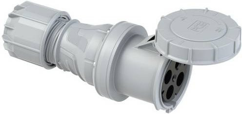 PC Electric Power Twist 244-1 CEE Kupplung 125A 4polig grau IP67 - Bild 1