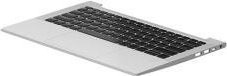 HP M21668-B31 Notebook-Ersatzteil Tastatur in Silber mit Nordic-Layout - Bild 1