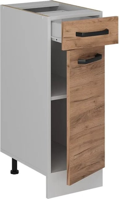 Vicco Küchenunterschrank R-Line in Eiche, Breite: 30 cm, Höhe: 76,6 cm, Tiefe: 46 cm - Bild 1