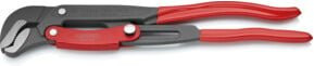 Knipex Rohrzange S-Maul mit Schnelleinstellung, grau pulverbeschichtet und Kunststoff überzogen, 420 mm - Bild 1