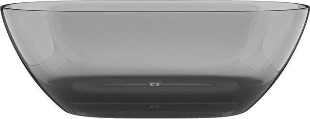 Freistehende Badewanne Spavo von Vente-unique in Grau, Form: Oval, B: 160 cm, T: 72 cm, H: 56 cm - Bild 1