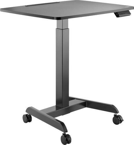 SpeaKa Professional Elektrischer Stehtisch höhenverstellbar Schwarz B: 80 cm, T: 60 cm, H: 78 bis 128 cm - Bild 1