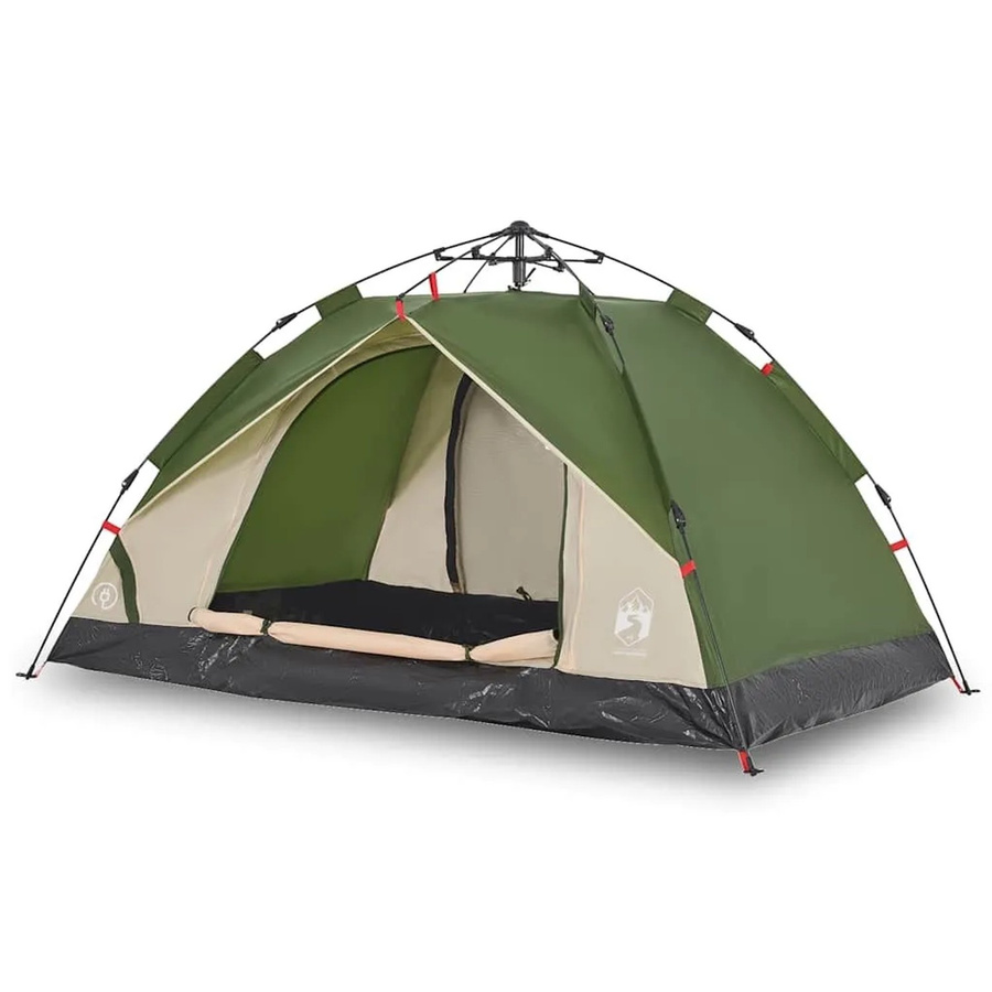Furnicato Campingzelt Kuppelzelt in Grün, H x B x T: 130 x 210 x 150 cm - Bild 2