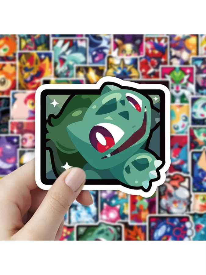Bandai Pokémon-Farbblockaufkleber, 180 Stück - Bild 2