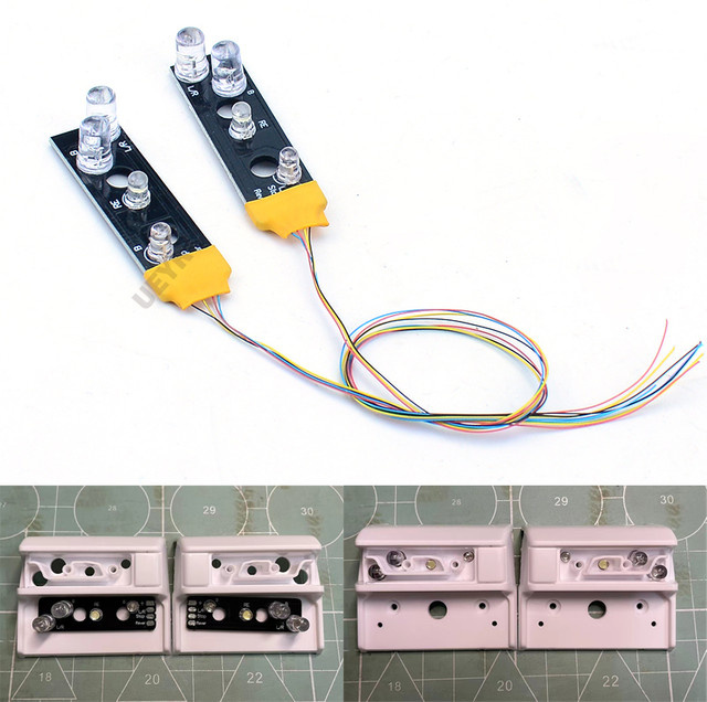 Tamiya Scania 1/14 LED-Rückleuchten Upgrade-Lichtplatte 1 Paar Zubehör - Bild 1