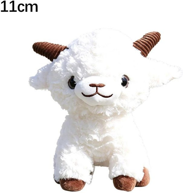 Schlüsselanhänger Lamm Plüschtier, grau, Unisex - Bild 1