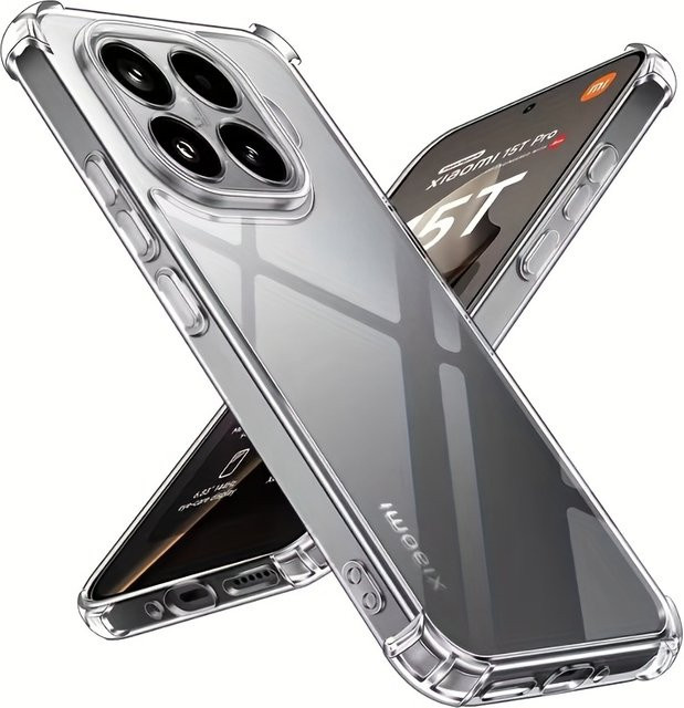 Transparente Silikon Handyhülle für Xiaomi 15T Pro 5G - Bild 1