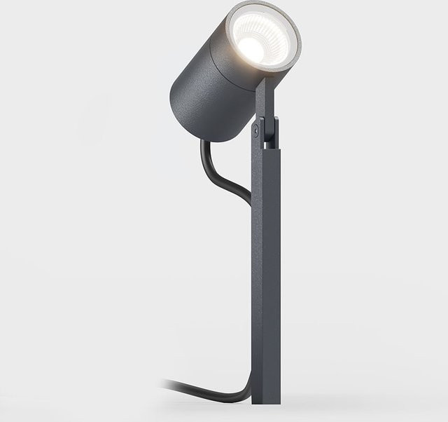 Piek Mini Connect LED-Spießstrahler Anthrazit, verstellbarer Bodenstrahler für Garten und Eingangsbereich, IP44 - Bild 1
