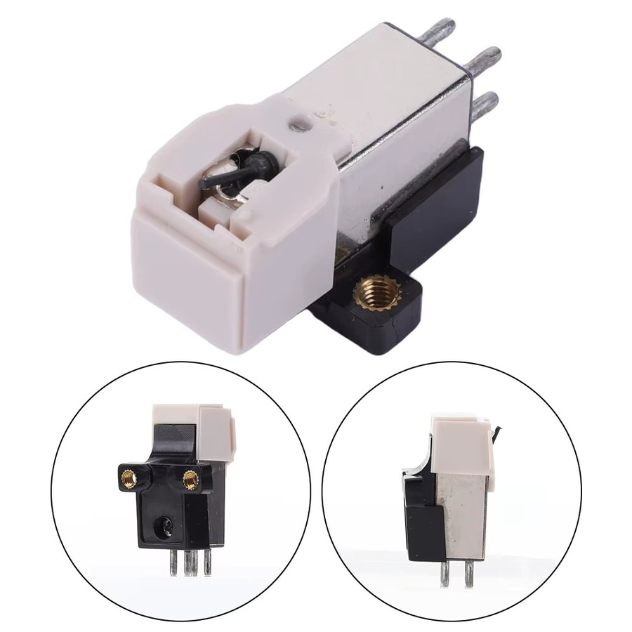 APWIKOGER Ersatz-Phonographenkartusche AT-3600 AT-91 AT-91R Magnetische Patrone mit Stylus in Weiß - Bild 4