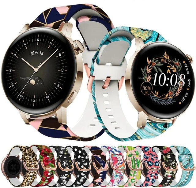QCTOG Uhrenarmband Silikon, Bunt, Unisex - Bild 1