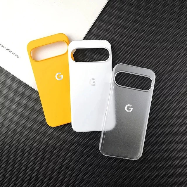 Matte PC Slim-Hülle für Google Pixel 11 10 9 Pro XL 10A 9A 8 7 Pro, Halbtransparente Anti-Sturz-Schutzhülle mit glatter Oberfläche, Mehrfarbig - Bild 1