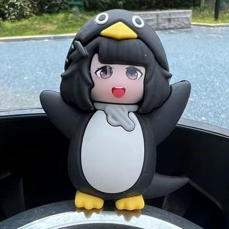 Gugugaga Kleiner Pinguin-Verwaltungsbeamter, PVC-Figur, Einzelfigur - Bild 3