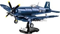 COBI Konstruktionsspielzeug F4U-4 Corsair Kampfflugzeug Klemmbaustein-Set - Bild 1