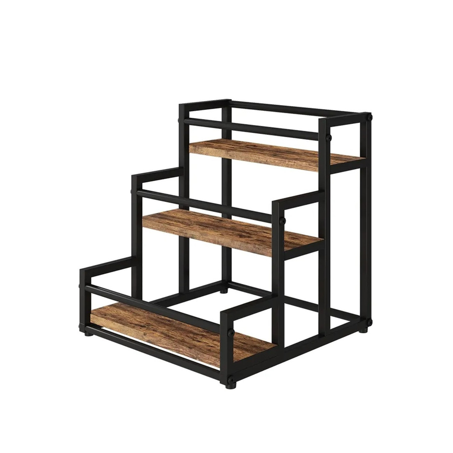 Vicco Küchenregal Fyrk Eiche rustikal mit 3 offenen Fächern B: 33 cm, T: 34 cm, H: 34 cm - Bild 3
