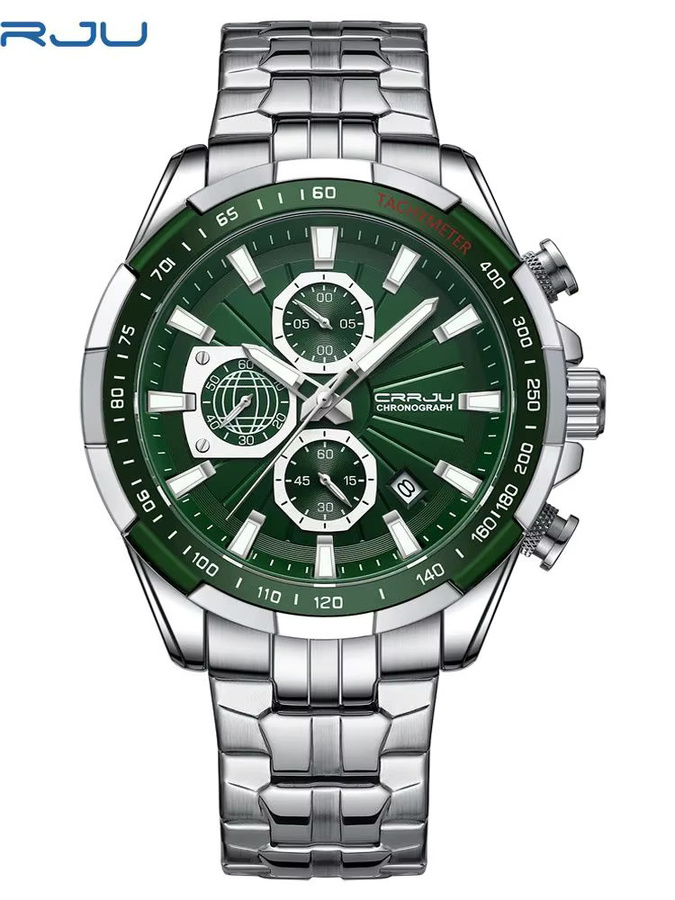 CRRJU Armbanduhr, Quarz, Stahl Band, Herren - Bild 6