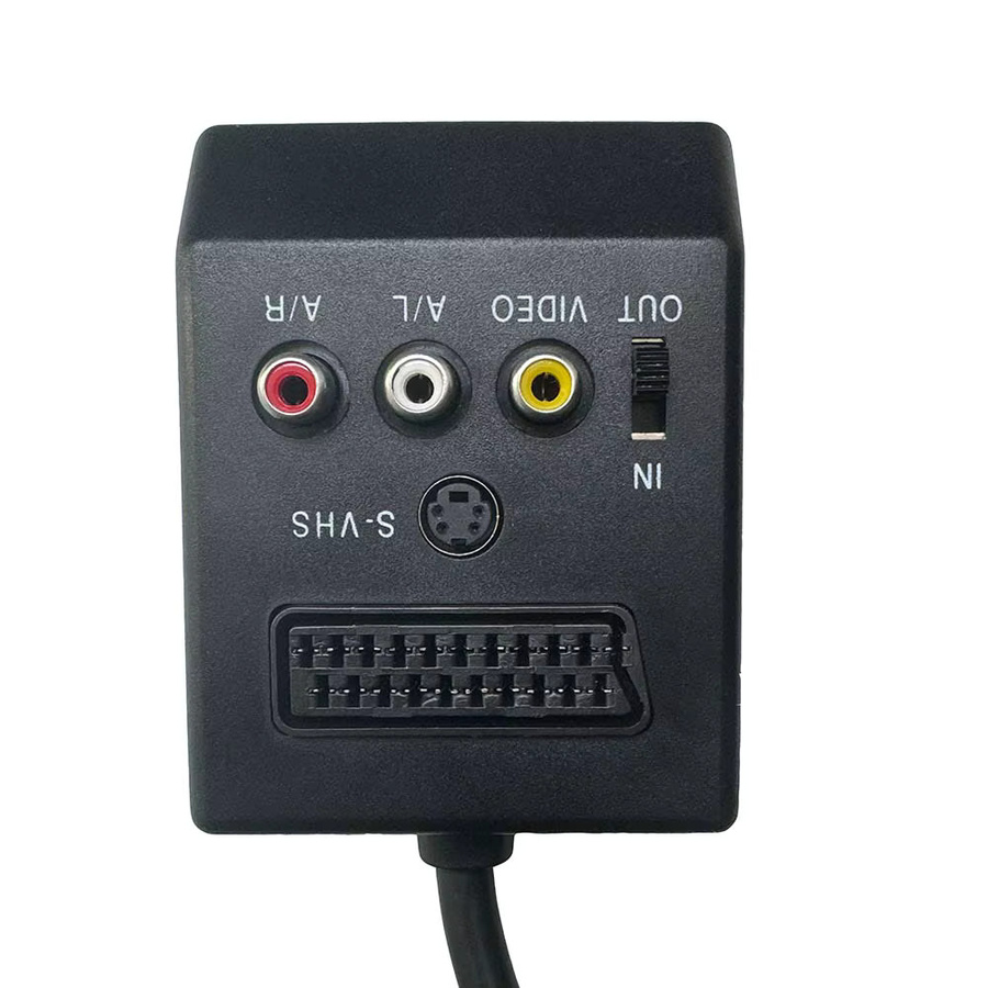 HDmatters AV-zu-Scart-Konverter-Adapterkabel mit S-Video und Composite in Schwarz - Bild 2