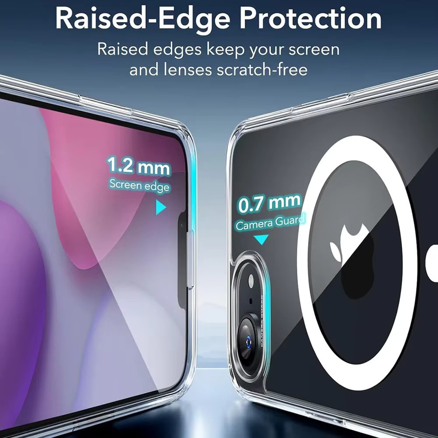 MagSafe Magnetische Drahtlose Lade Hülle für iPhone 16 15 14 13 12 Pro Max X XR Xs Transparent Stoßfest - Bild 5