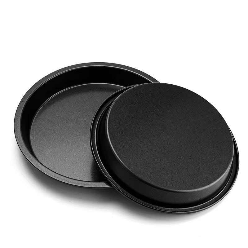 HOCOSHINE Carbon Steel Pizzaform rund mit Antihaftbeschichtung in Schwarz - Bild 2