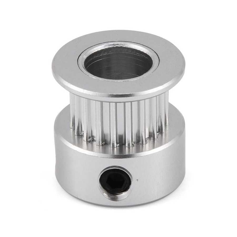 5 Stück DIYelecs 2GT 20Z Zahnriemenscheibe aus Aluminiumlegierung in Silber für 3D-Drucker mit 8mm Bohrung - Bild 2