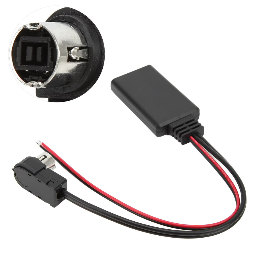 Alpine Bluetooth Audio-Aux-Adapterkabel Schwarz als Ersatz für KCA-121B AI-NET CDA-9857 CDA-9886 CDA-117 - Bild 3