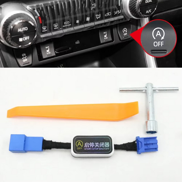 Soarhorse Automatischer Stop-Start-System Eliminator Smart Cancel Sensor Stecker in Blau für Toyota RAV4 XA50 2019-2024 - Bild 1