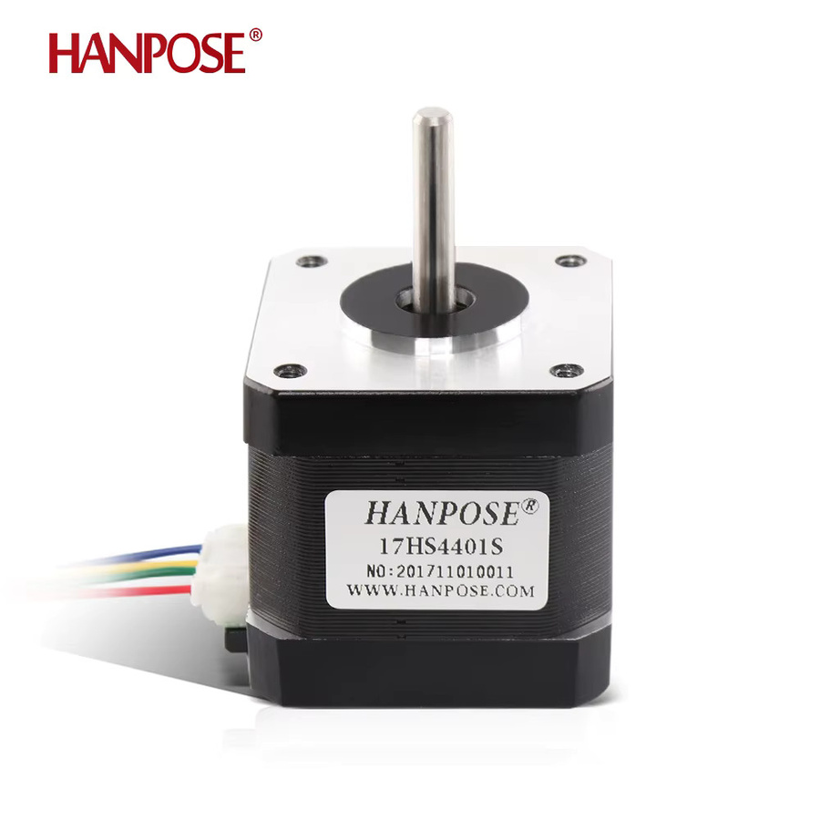 HANPOSE NEMA17 Schrittmotor 17HS4401S mit Standardkabel, 1,5A, 40N.cm, 4-Leiter-Motor für 3D-Drucker und CNC-Maschinen, Schwarz - Bild 3