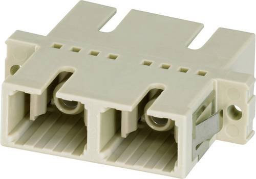 Phoenix Contact 1208081 LWL-Kupplung für Ethernet/LAN, 6er-Set, Weiß/Beige - Bild 1