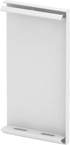 OBO Bettermann Endstück GS-E90170RW in Reinweiß, B/T: 17,0 x 9,0 cm - Bild 1