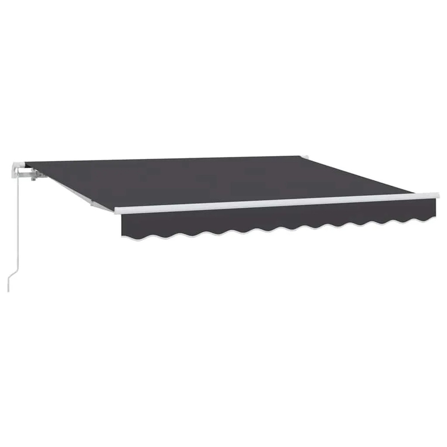 vidaXL Einziehbare Markise Anthrazit aus Aluminium und Polyester B: 300 cm, T: 200 cm - Bild 2