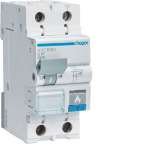 Hager ARC516D Brandschutzschalter RCBO 16 A 230 V in Blau und Weiß - Bild 1